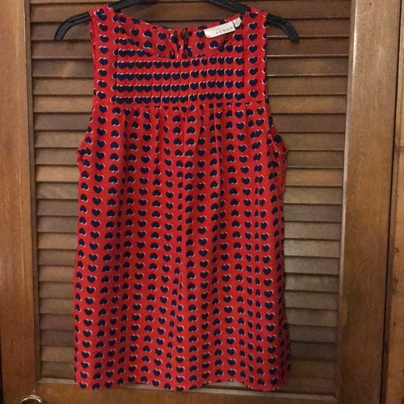 Kenar Tops - Hearts print top
